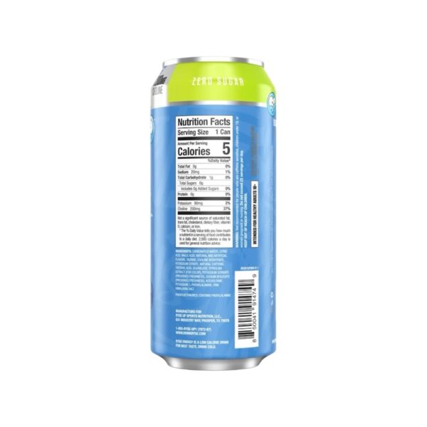 Sour Punch Blue Raspberry Ryse Fuel Energy Drink Ryse Supps Info2 500ml