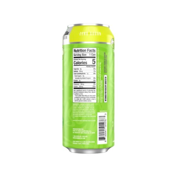 Sour Punch Green Apple Ryse Fuel Energy Drink Ryse Supps Info 500ml