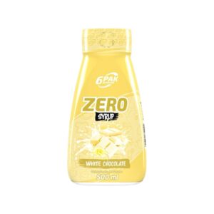 White Chocolate Zero Syrup Sauce 6pak Nutrition 500ml
