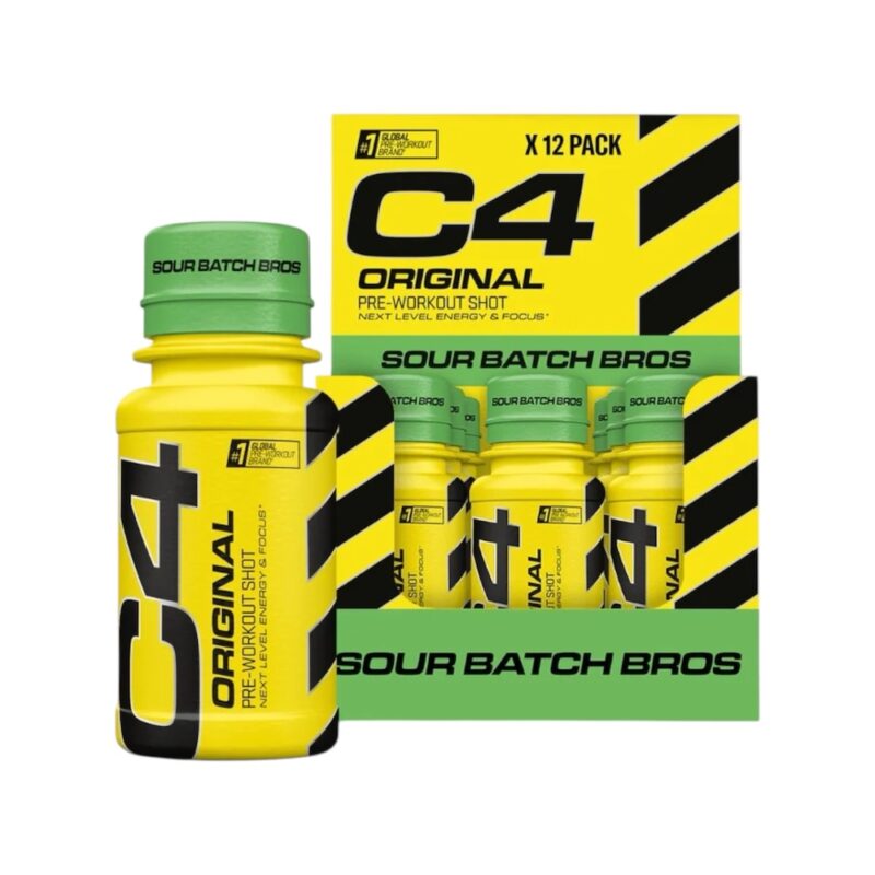 Sour Batch Bros C4 Pre Workout Shot Cellucor 12x60ml
