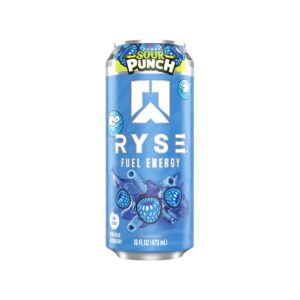 Sour Punch Blue Raspberry Ryse Fuel Energy Drink Ryse Supps 500ml
