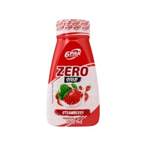 Strawberry Zero Syrup Sauce 6pak Nutrition 500ml