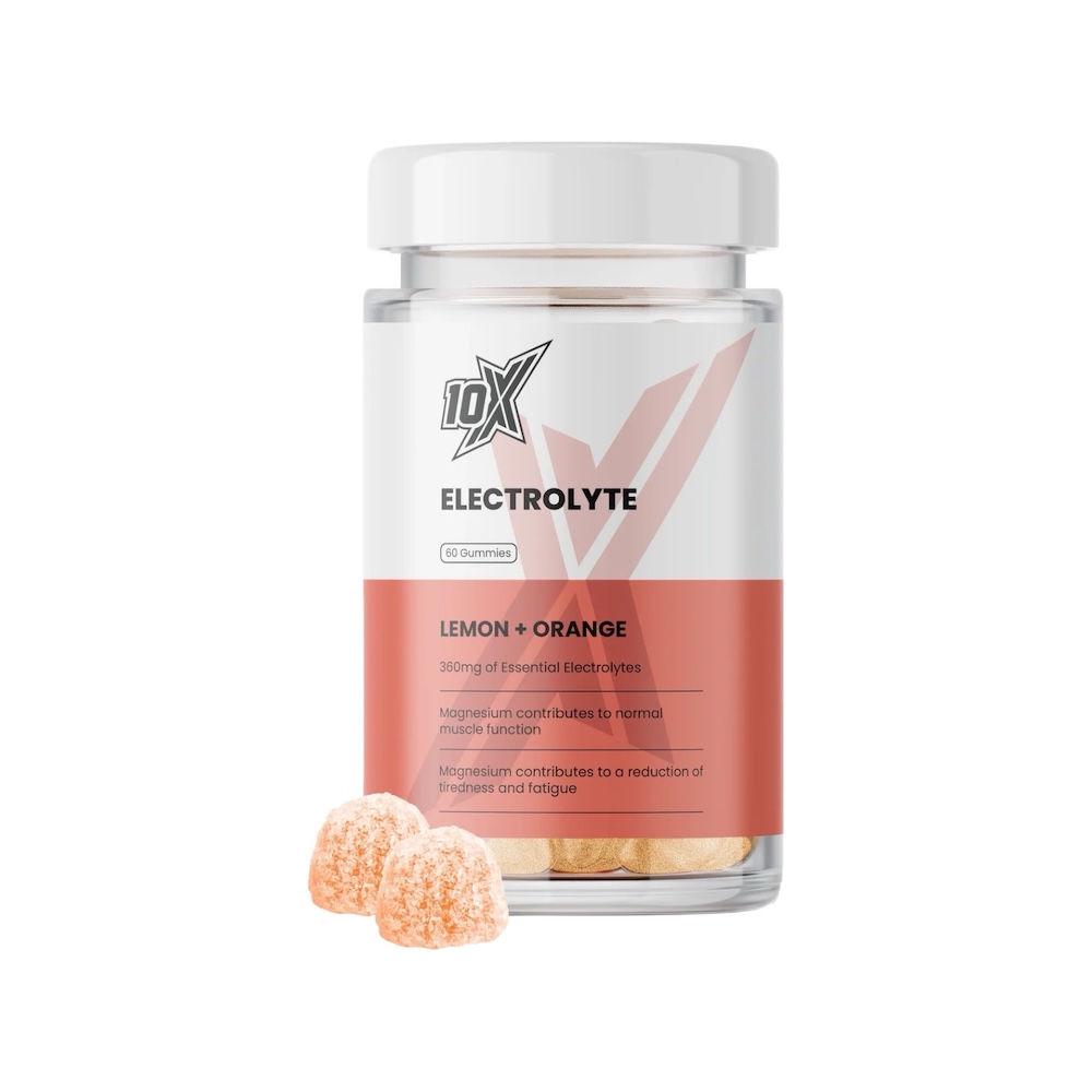 Electrolyte 60 Gummies Lemon Orange 10x Athletic 15 Servings Electrolyte 60 Gummies Lemon Orange 10x Athletic 15 Servings