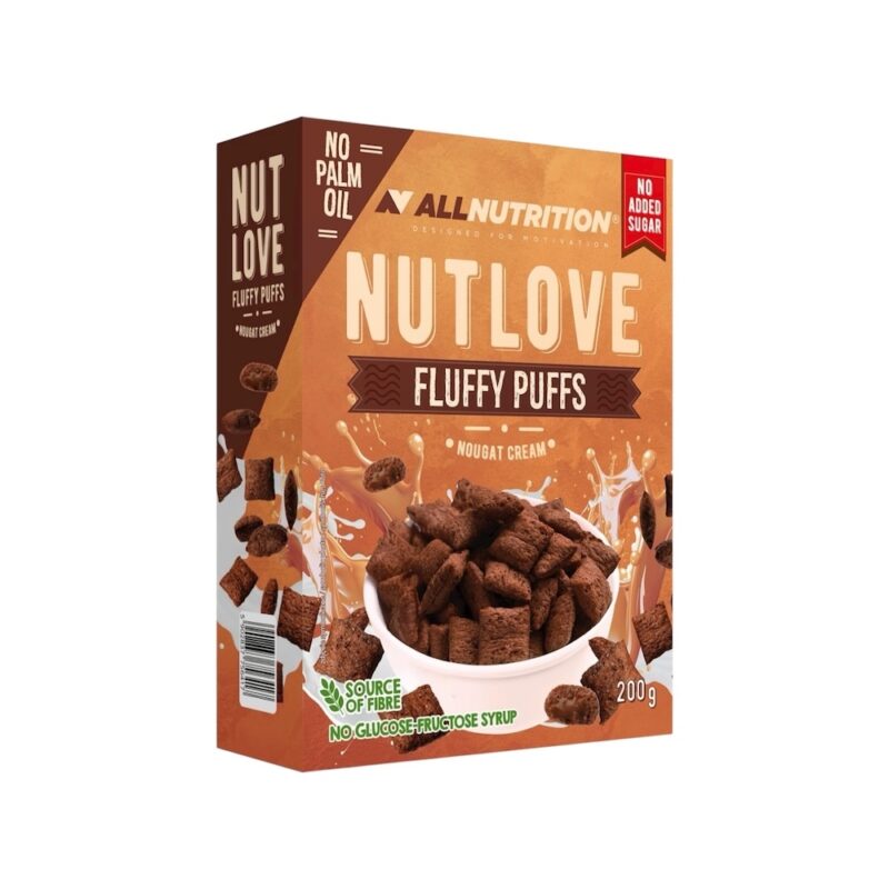 Nugat Cream Fluffy Puffs Nutlove Allnutrition 200g