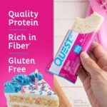 Birthday Cake Quest Protein Bar Info 60g