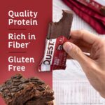 Chocolate Brownie Quest Protein Bar Info 60g