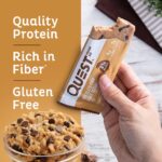 Chocolate Chip Cookie Dough Quest Protein Bar Info 60g