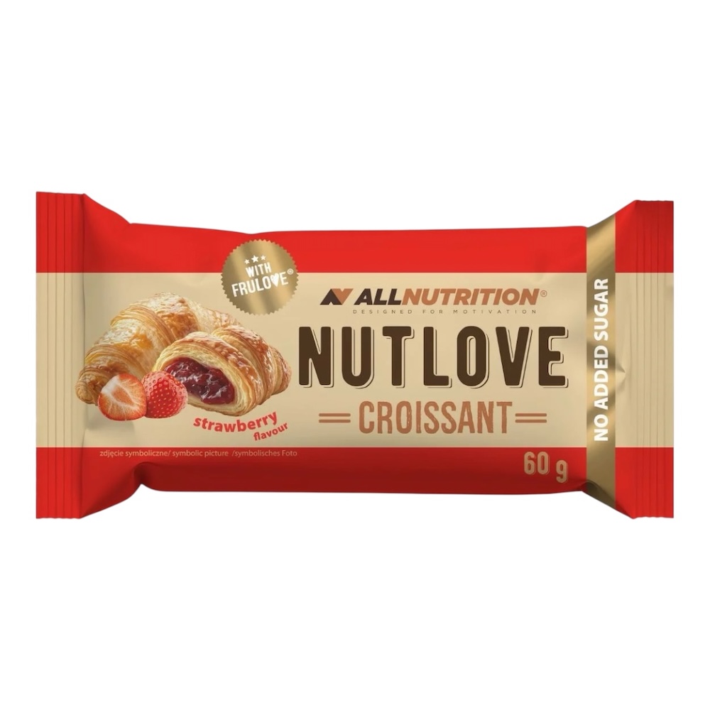 Croissant Nutlove Allnutrition Strawberry 60g Croissant Nutlove Allnutrition Strawberry 60g
