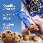 Blueberry Muffin Quest Protein Bar Info2 60g