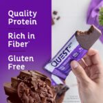 Double Chocolate Chunk Quest Protein Bar Info 60g