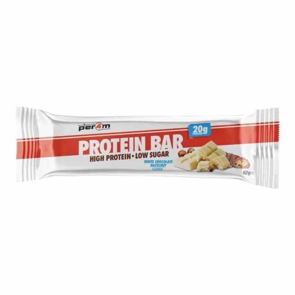 White Chocolate Hazelnut Protein Bar Per4m 62g White Chocolate Hazelnut Protein Bar Per4m 62g
