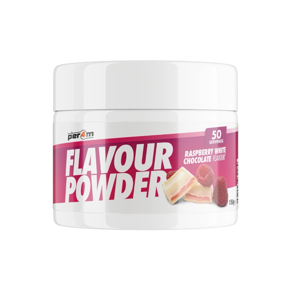 Raspberry White Chocolate Flavour Powder Per4m Better 150g