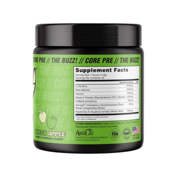 The Buzz Core Pre Workout 295g - The Buzz - FitCookie