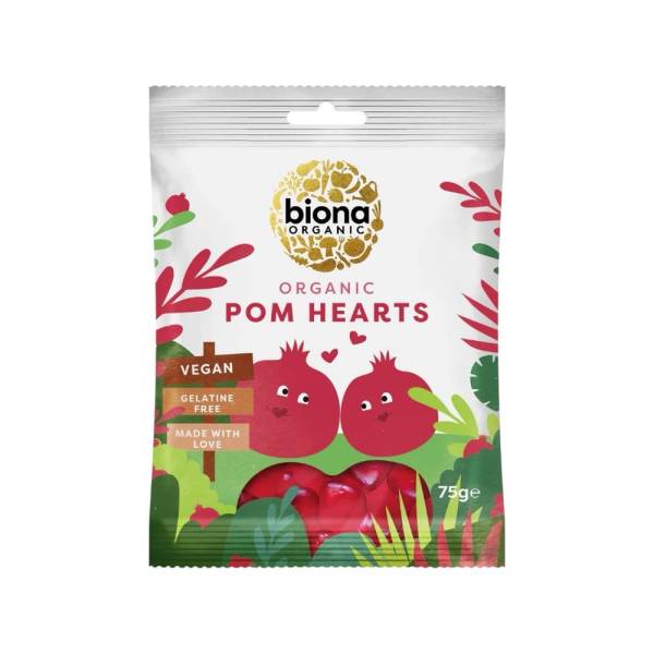 Pom Hearts Biona Organic 75g