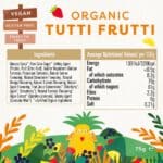 Tutti Frutti Organic Biona Info 75g