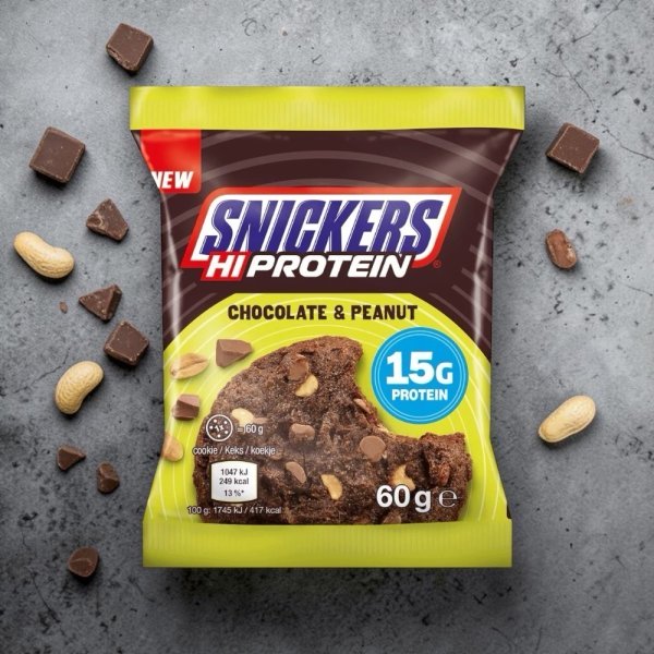 Chocolate Peanut Snickers Hi Protein Cookie 2 60g