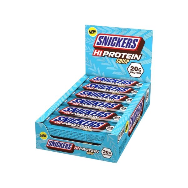 Crisp Snickers Hi Protein Bar 12 X 55g Crisp Snickers Hi Protein Bar 12 X 55g