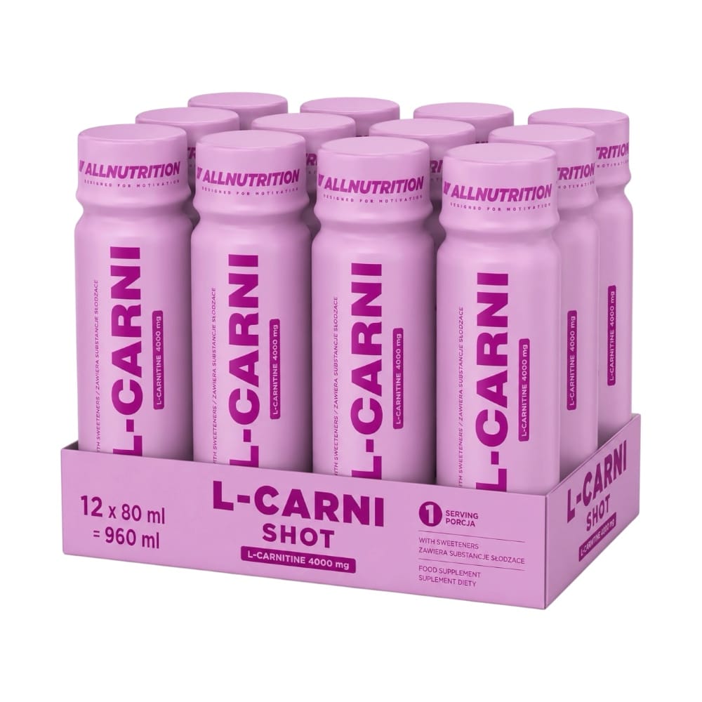 L Carnitine Shot Liquid Allnutrition 12 X 80ml