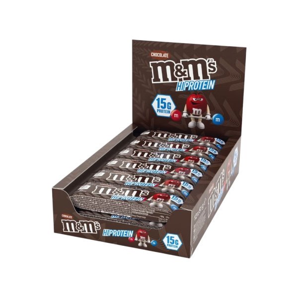 M&ms Hi Protein Chocolate Bar 12x 51g
