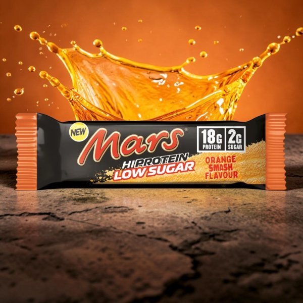 Orange Smash Mars Hi Protein Low Sugar Bar Bras 2 57g