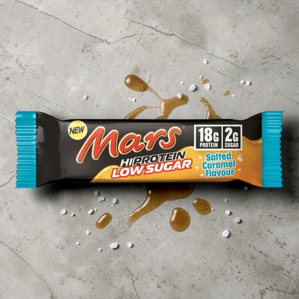 Salted Caramel Mars Hi Protein Low Sugar Bar Bras 2 57g