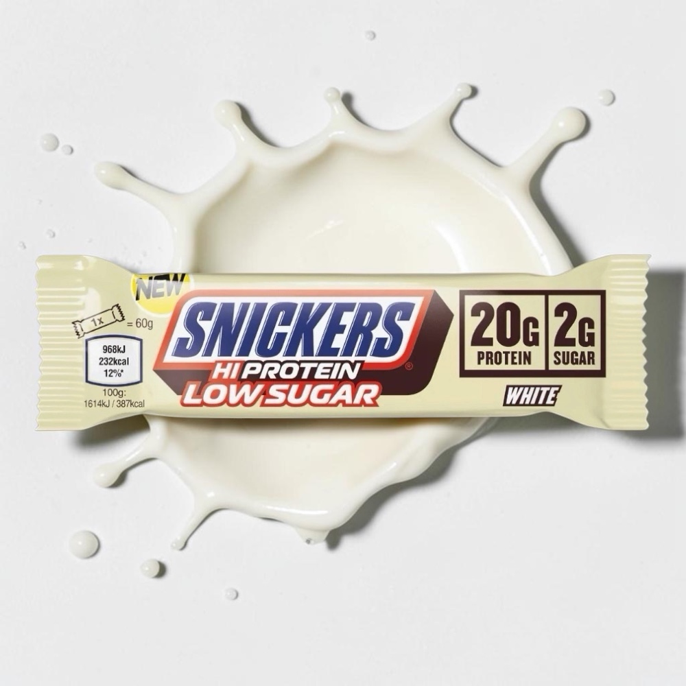 White Snickers Hi Protein Low Sugar Bar 2 57g