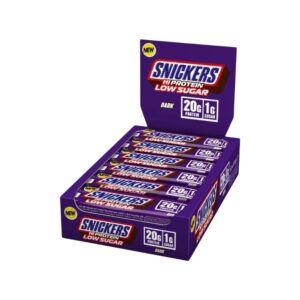 Dark Snickers Hi Protein Low Sugar Bar 12 X 57g