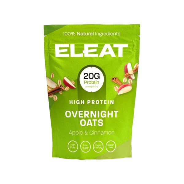 Apple Cinnamon High Protein Overnight Oats Eleat 1 400g