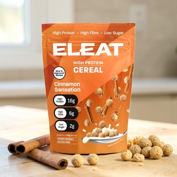 Cinnamon Sensation Eleat Hi Protien Cereal 2 250g