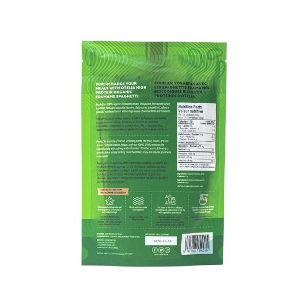 Organic Biologiques Spaghetti Edamame Otelia Premium Info 200g