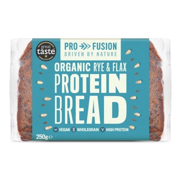 Organic Rye Flax Protein Bread Pro Fusion 250g