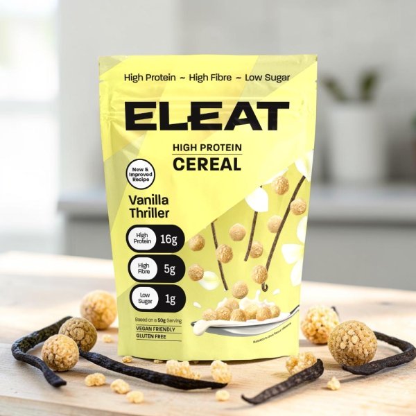 Vanilla Thriller Eleat Hi Protien Cereal 2 250g