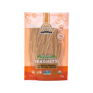 Organic Biologiques Spaghetti Soy Bean Chickpea Soja Et Pois Chiches Otelia Premium 200g