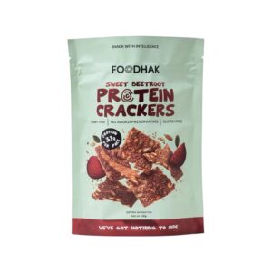 Sweet Beetroot Protein Crakers Foodhak 100g