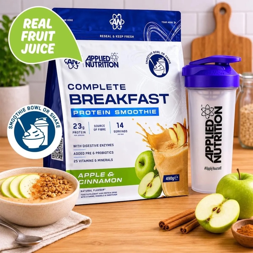 Complete Breakfast Protein Smoothie Applied Nutrition Info2 490g