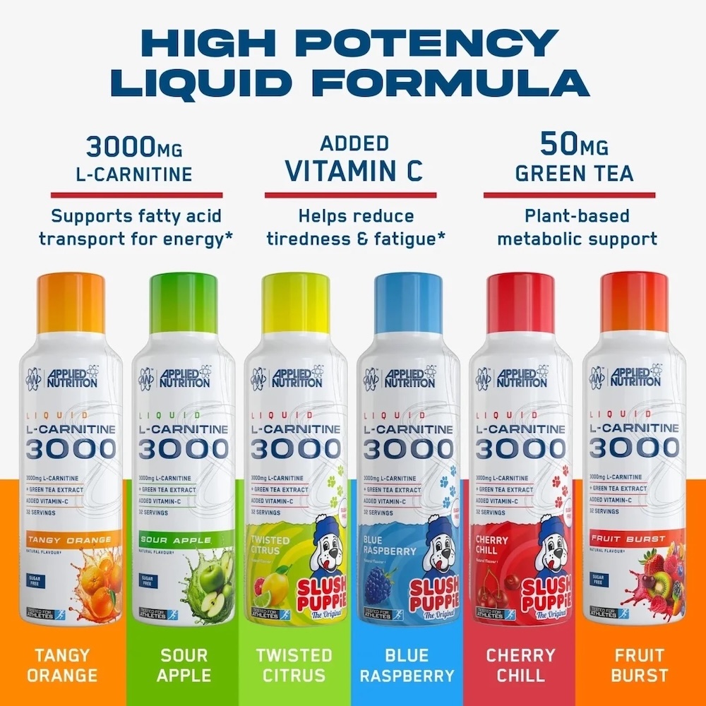 L Carnitine 3000 Liquid Applied Nutrition Info1
