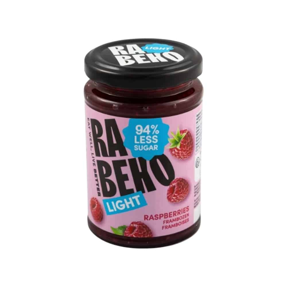 Raspberries Rabeko Light Jam Less Sugar 230g Raspberries Rabeko Light Jam Less Sugar 230g