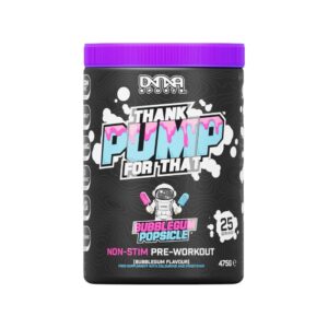 Bubblegum Popsicle Thank Pump For That Non Stim Pre Workout New 475g