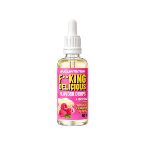 White Chocolate Raspberry Fitking Delicious Flavour Drops Allnutrition 50ml