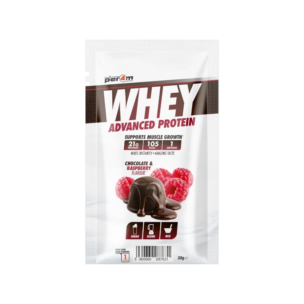 Chocolate Raspberry Per4m Better Whey Advanced Protein Sachet 30g Chocolate Raspberry Per4m Better Whey Advanced Protein Sachet 30g