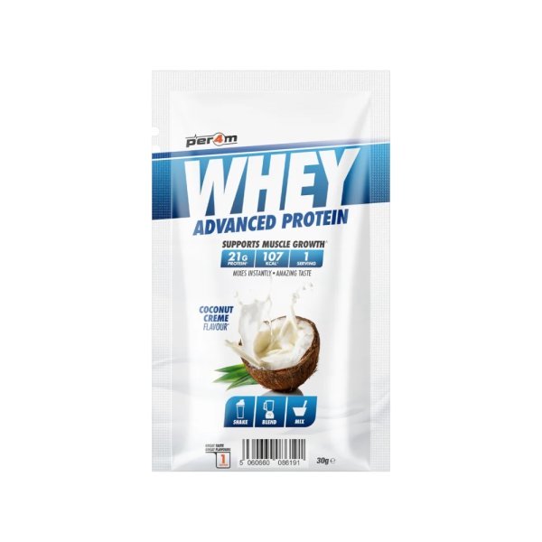Coconut Creme Per4m Better Whey Advanced Protein Sachet 30g