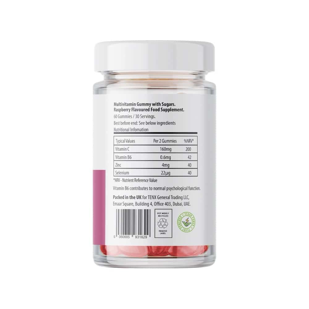 Multivitamin Gummies 10x Athletic Info1 30 Servings