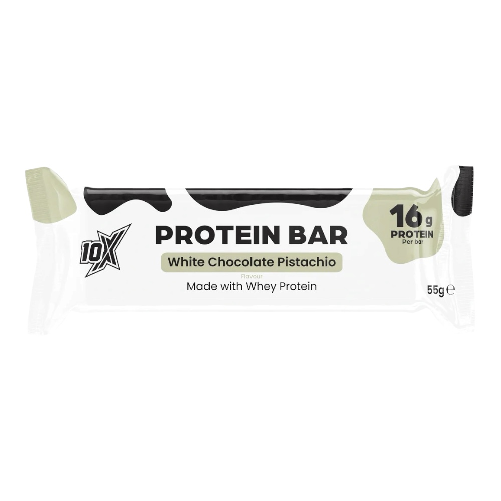 White Chocolate Pistachio 10x Athletic Protein Bar 55g White Chocolate Pistachio 10x Athletic Protein Bar 55g