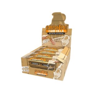 Caramel Chaos Grenade Carb Killa Protein Bar New 12 X 60g