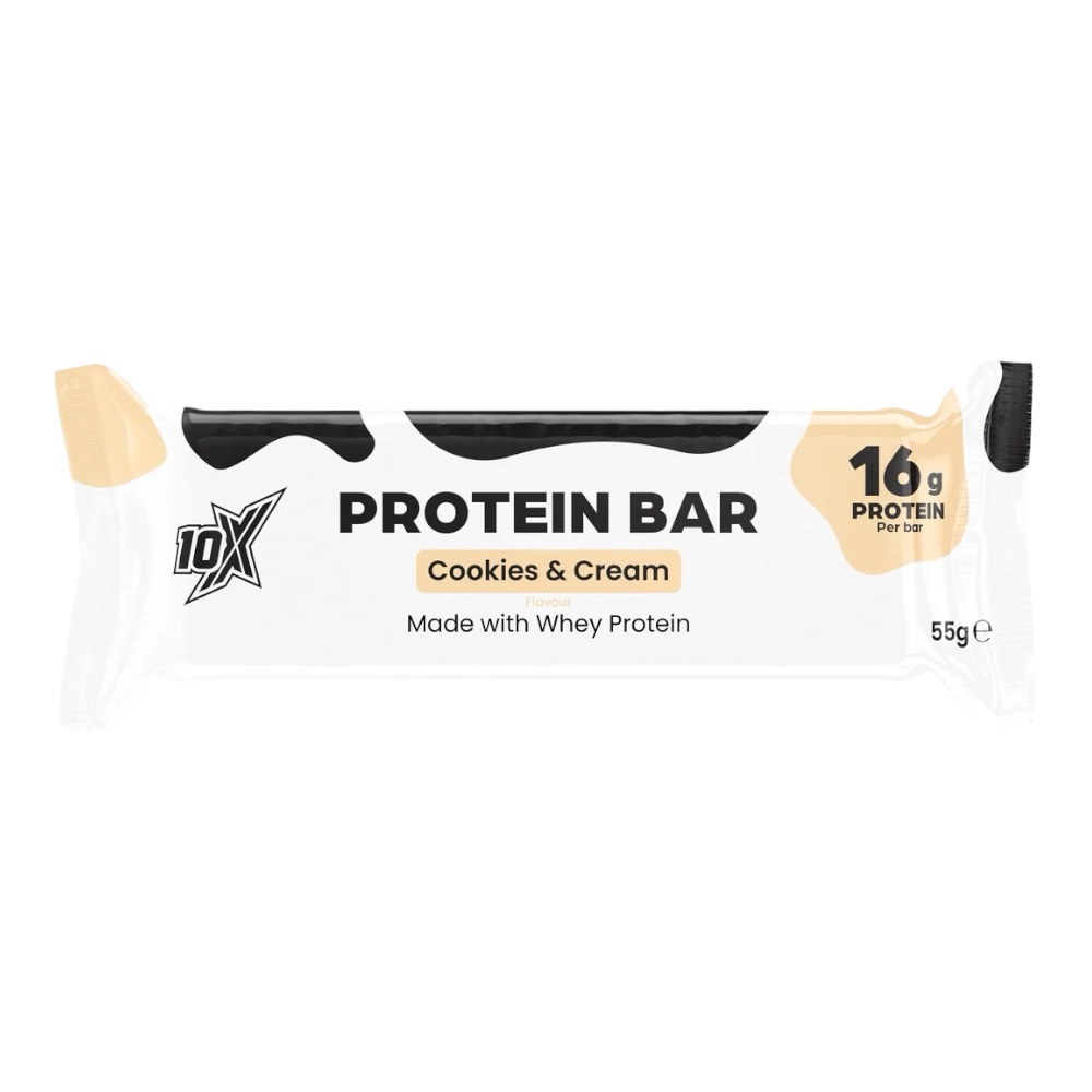 Cookies Cream 10x Athletic Protein Bar 55g Cookies Cream 10x Athletic Protein Bar 55g