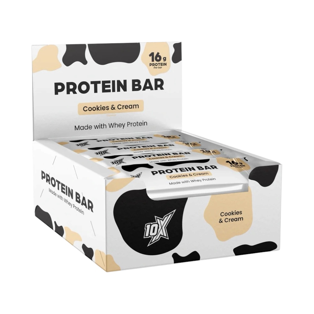 Cookies Cream 10x Athletic Protein Bars 12x55g Cookies Cream 10x Athletic Protein Bars 12x55g