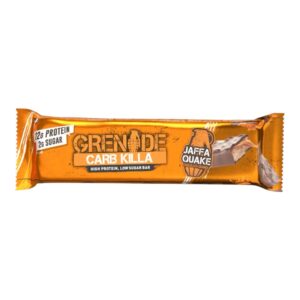 Jaffa Quake Grenade Carb Killa Protien Bar New 60g