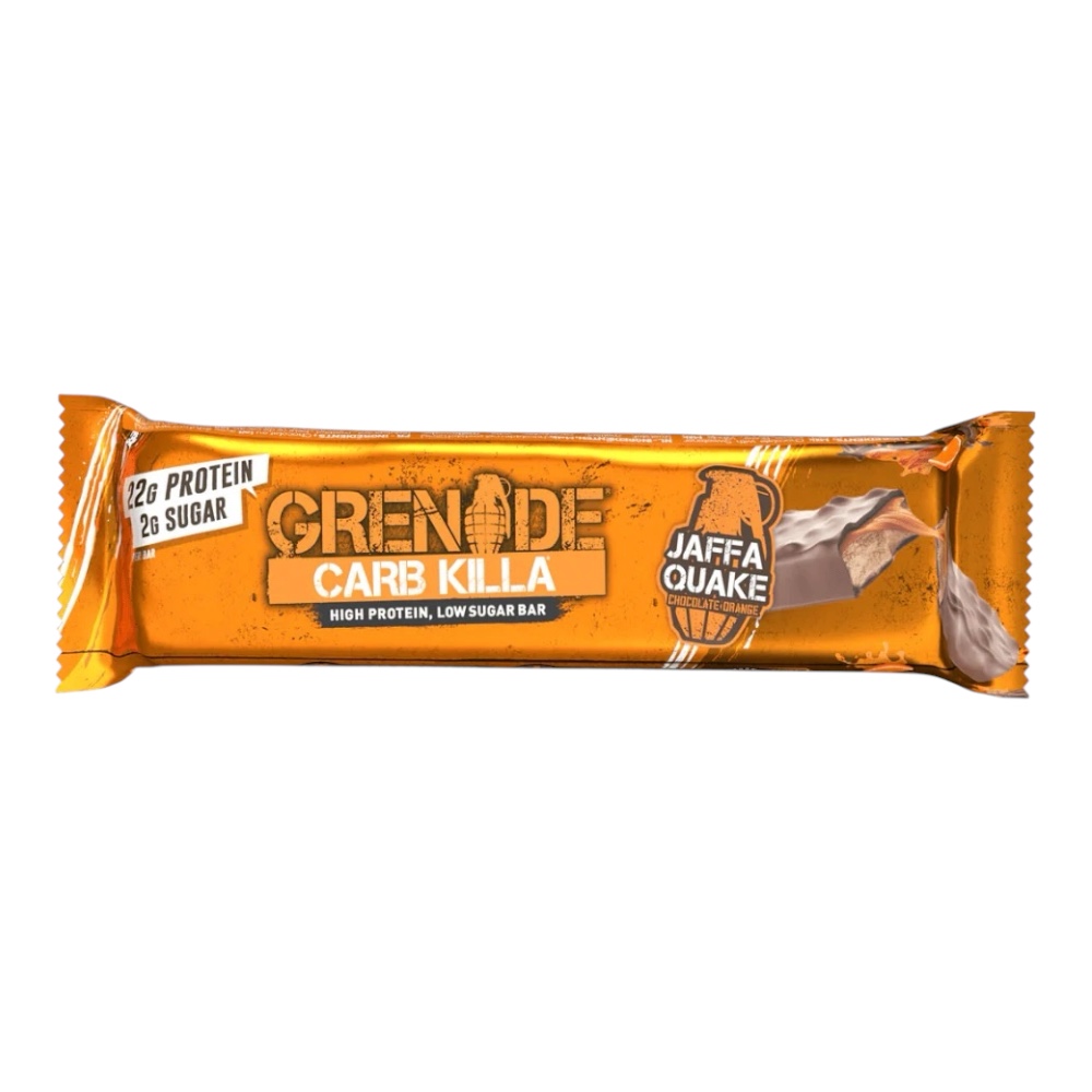 Jaffa Quake Grenade Carb Killa Protien Bar New 60g Jaffa Quake Grenade Carb Killa Protien Bar New 60g