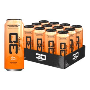 Orange Cream 3d Energy Drink 12 X 473ml