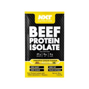 Pineapple Cooler Beef Protein Isolate Nxt Nutrition Sachet 30g.jeg